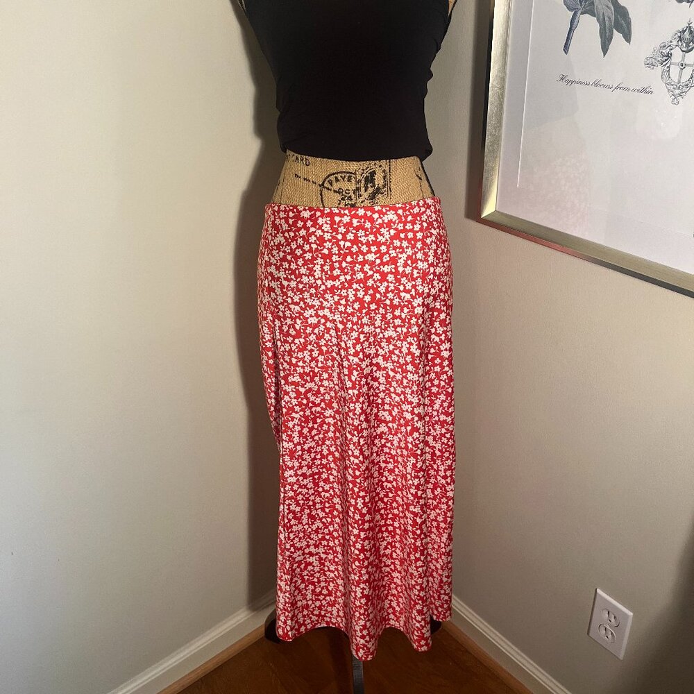 J. Crew Red Skirt